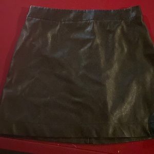 Jcrew pleather skirt